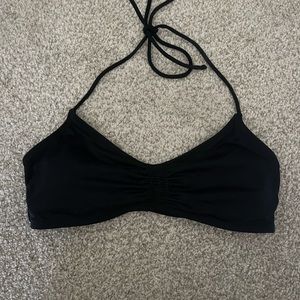 Basic black bikini top